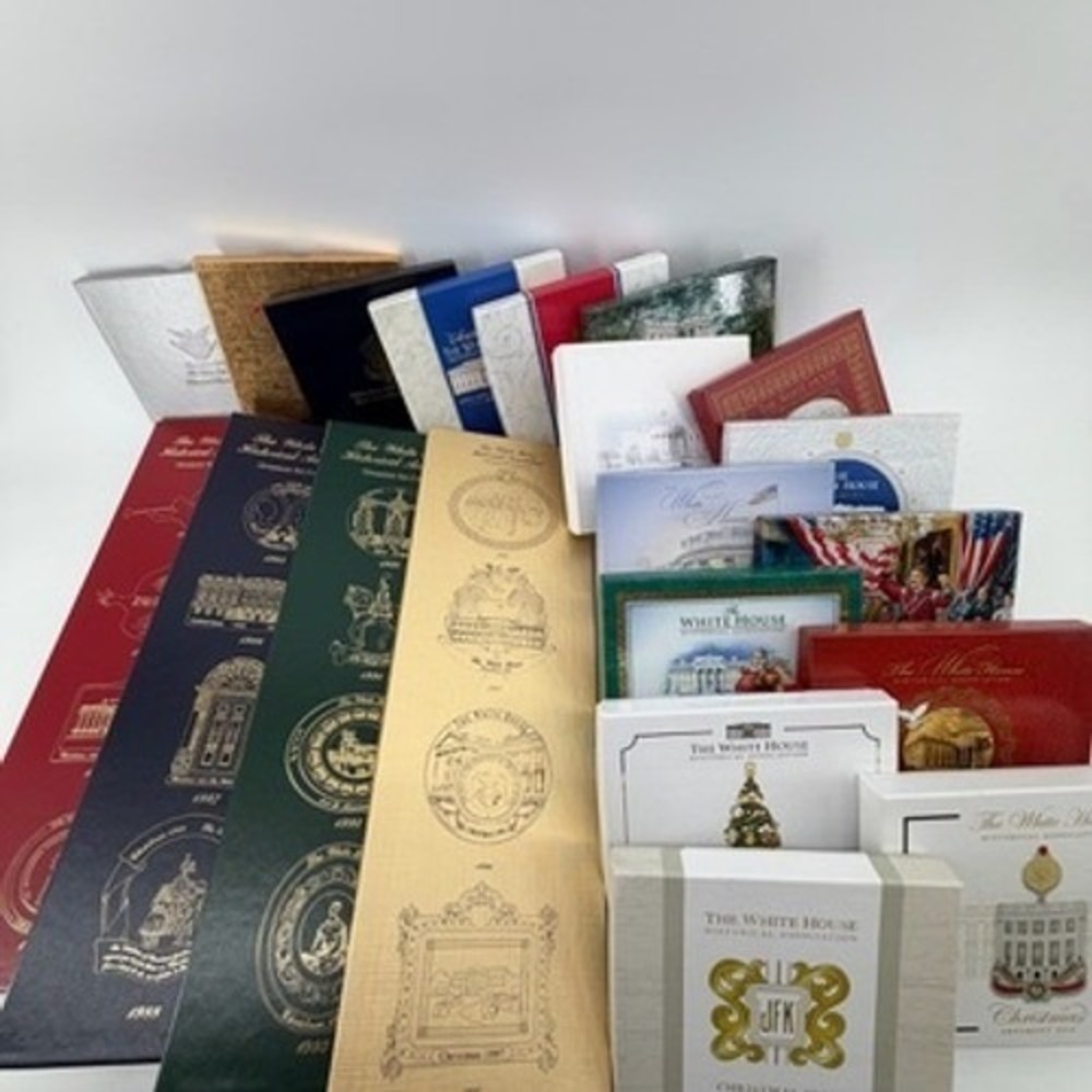 White House Historical Association Christmas Ornament Lot of 32 1981-2020 Boxed
